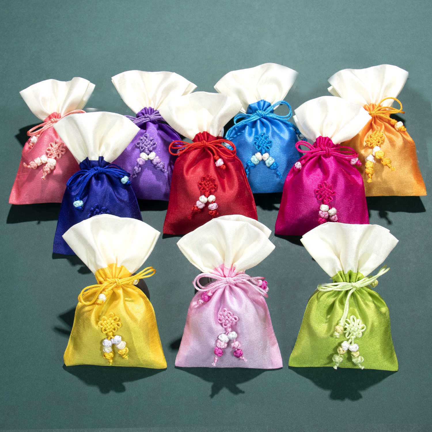 A包香囊空袋中国结小香囊抽口袋端午节荷包