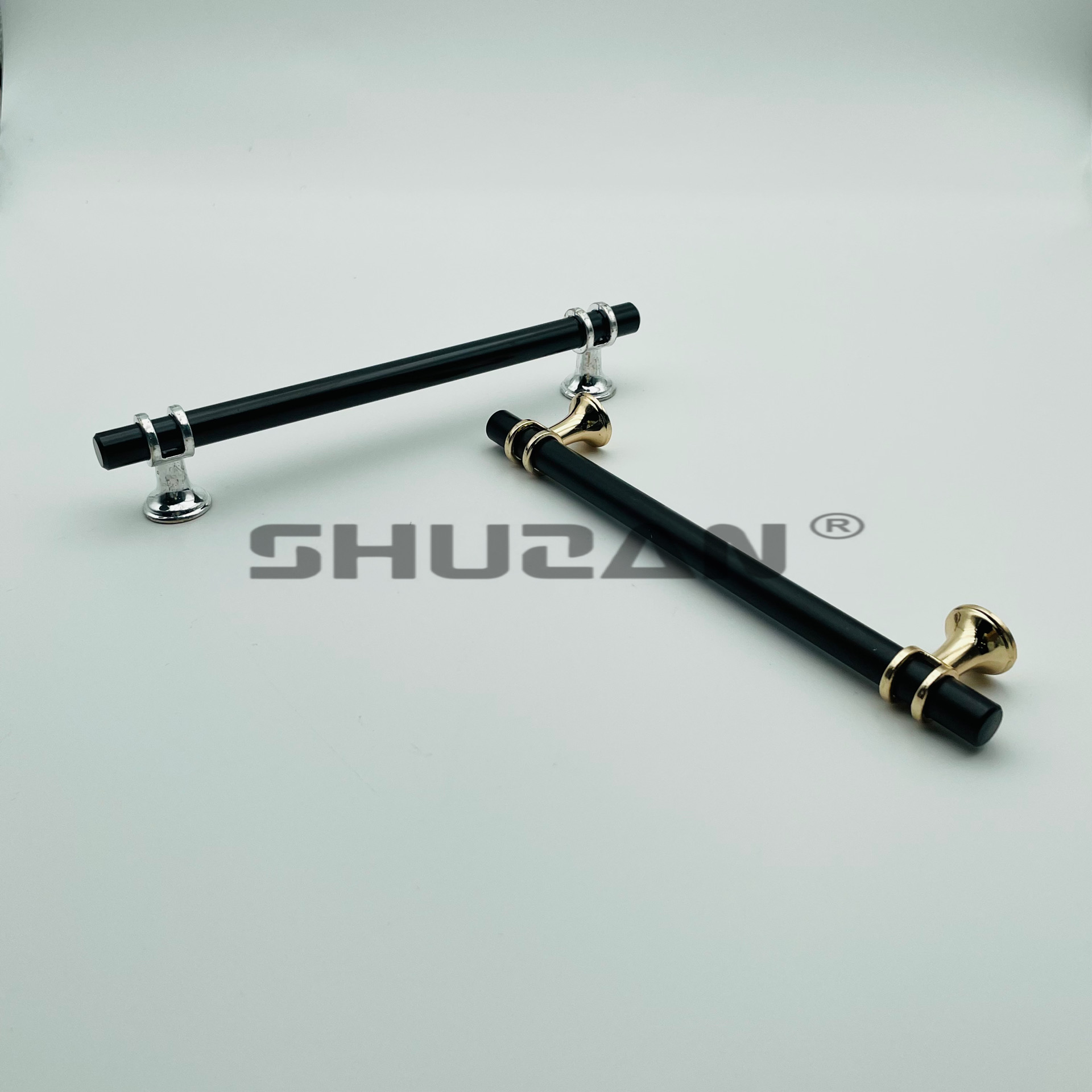 Hardware accessories T-shaped handle, black long rod handle, hardware furniture Application Scenario