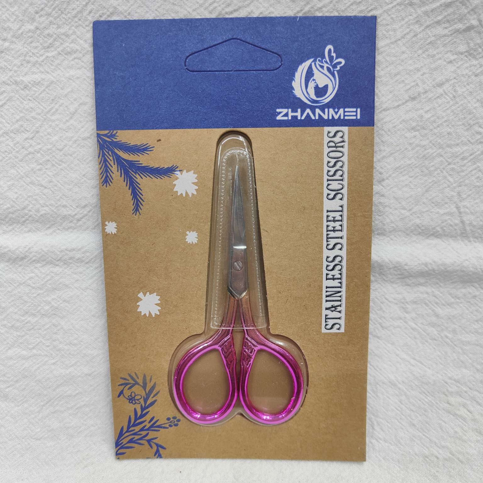 26414仙得丽化妆工具ZM2212-A16#纳米镜面渐变斯巴达剪刀修眉工具眉剪美容工具修眉剪刀详情图4