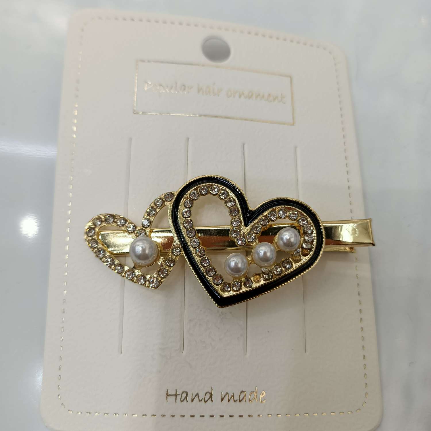 韩版时尚简约大气女生发夹 352735婷婷饰品