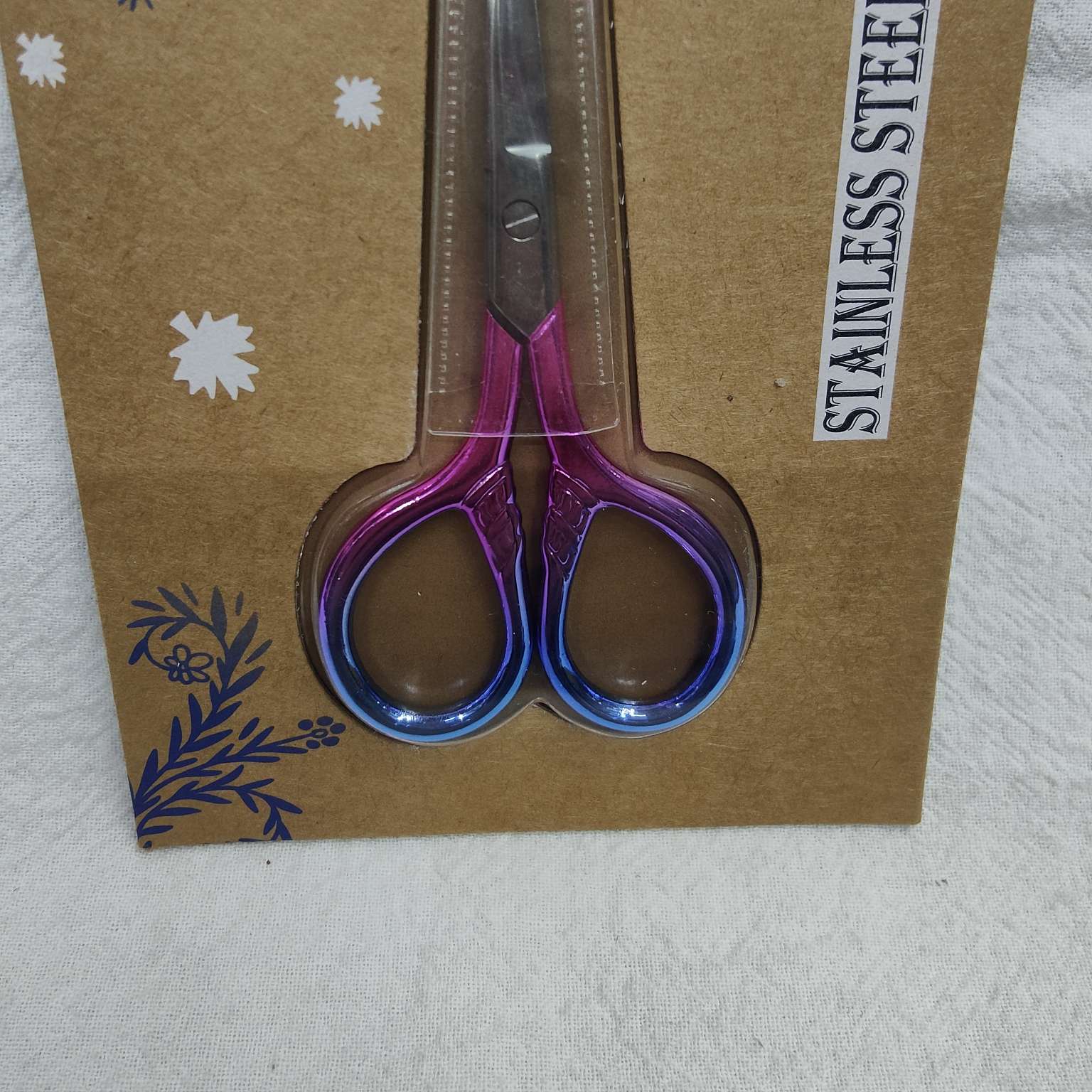 26414仙得丽化妆工具ZM2212-A16#纳米镜面渐变斯巴达剪刀修眉工具眉剪美容工具修眉剪刀详情图9