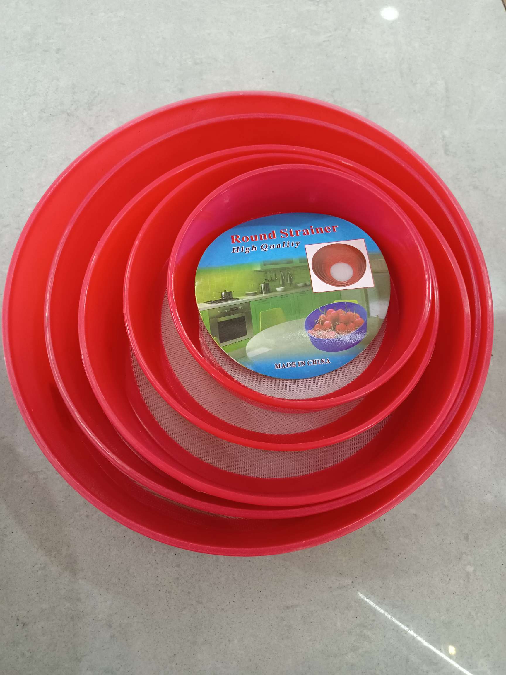 厂家直销手持不锈钢塑料面粉筛圆形多尺寸可选密网药筛粉筛