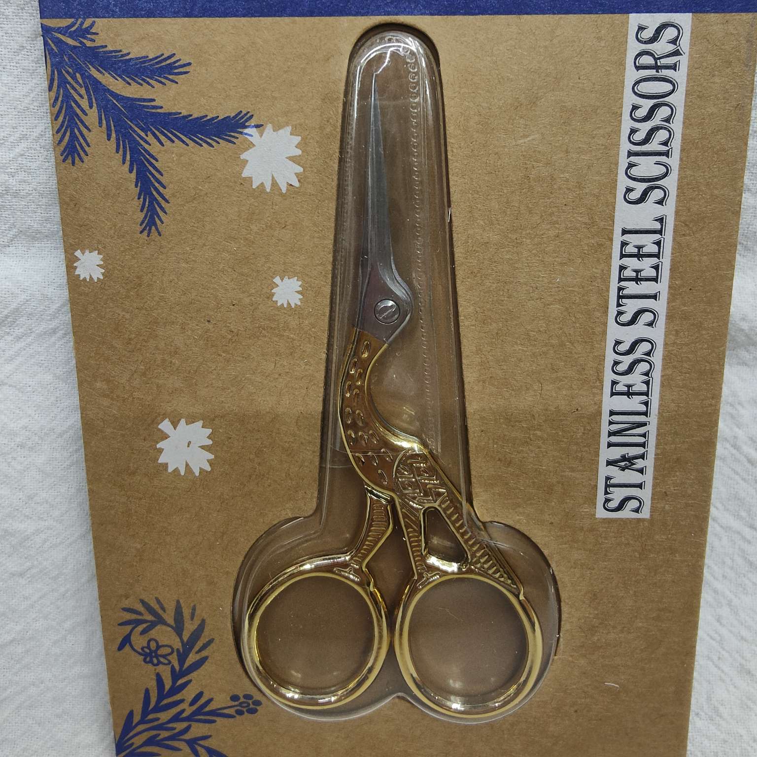 26414仙得丽化妆工具ZM2212-A14#纳米镜面金色小仙鹤剪刀美容工具眉剪修眉工具详情图5