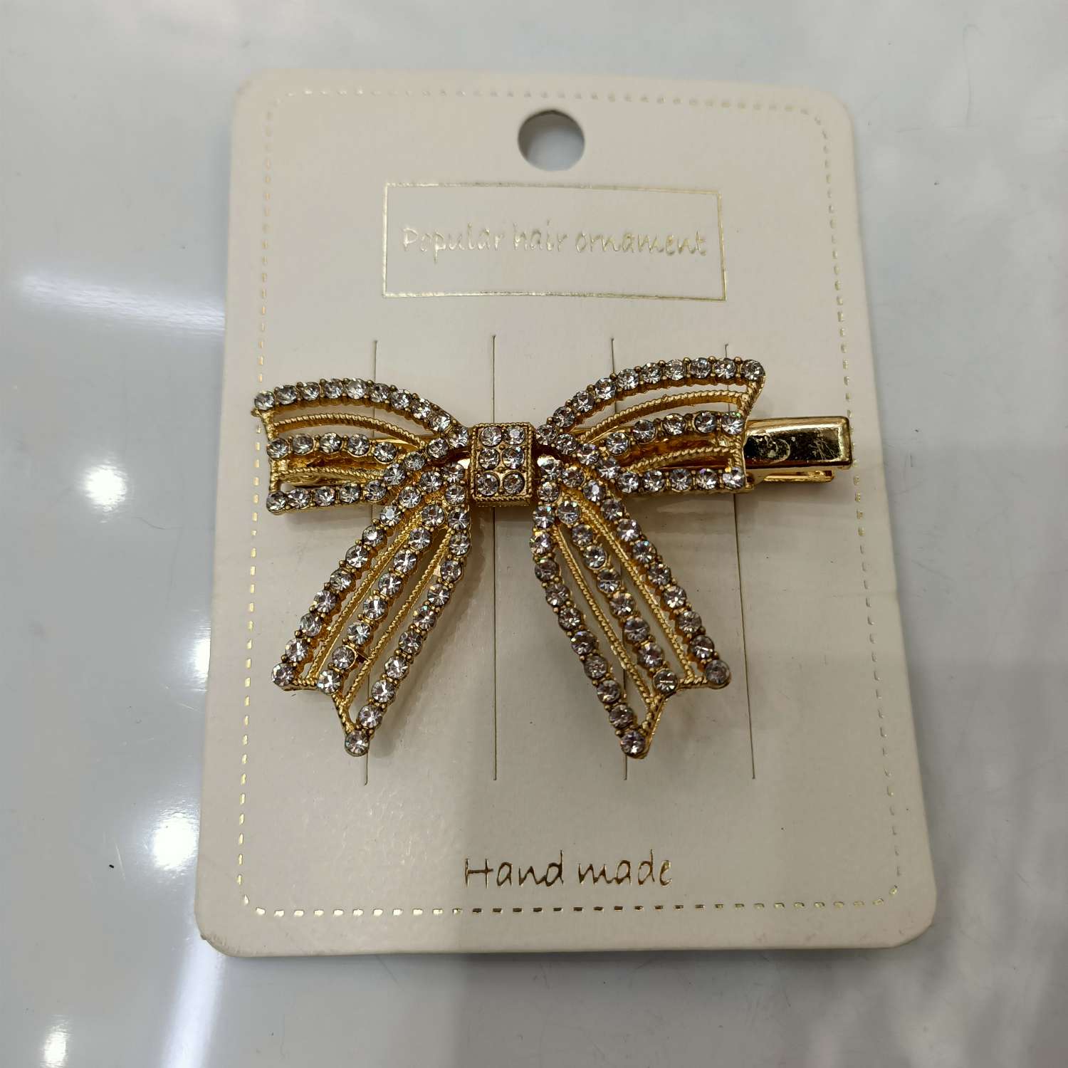 韩版时尚简约大气女生发夹 352742婷婷饰品