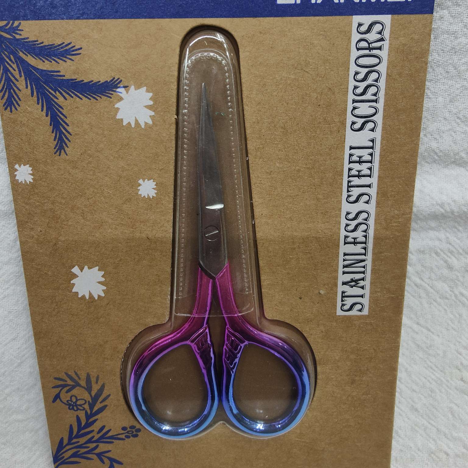 26414仙得丽化妆工具ZM2212-A16#纳米镜面渐变斯巴达剪刀修眉工具眉剪美容工具修眉剪刀详情图7