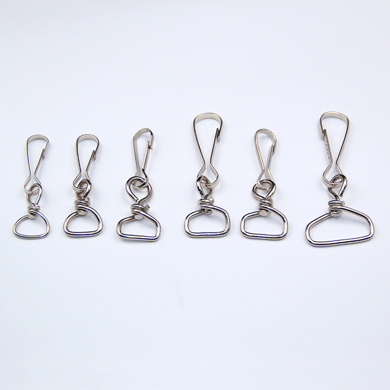 朱胆扣挂扭线扣 金属旋转扣铁皮朱胆扣 8字扣朱胆扣挂件旋转8字扣