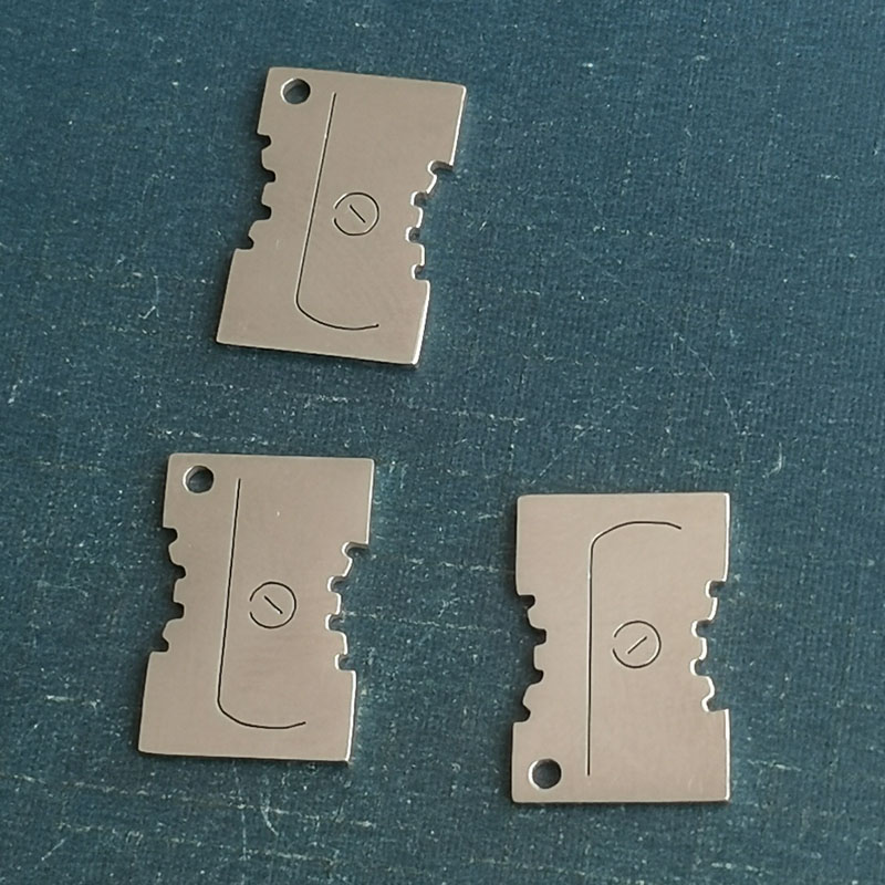 European and American cross-border foreign trade titanium steel pencil sharpener necklace pendant stainless steel laser cutting diy jewelry accessories