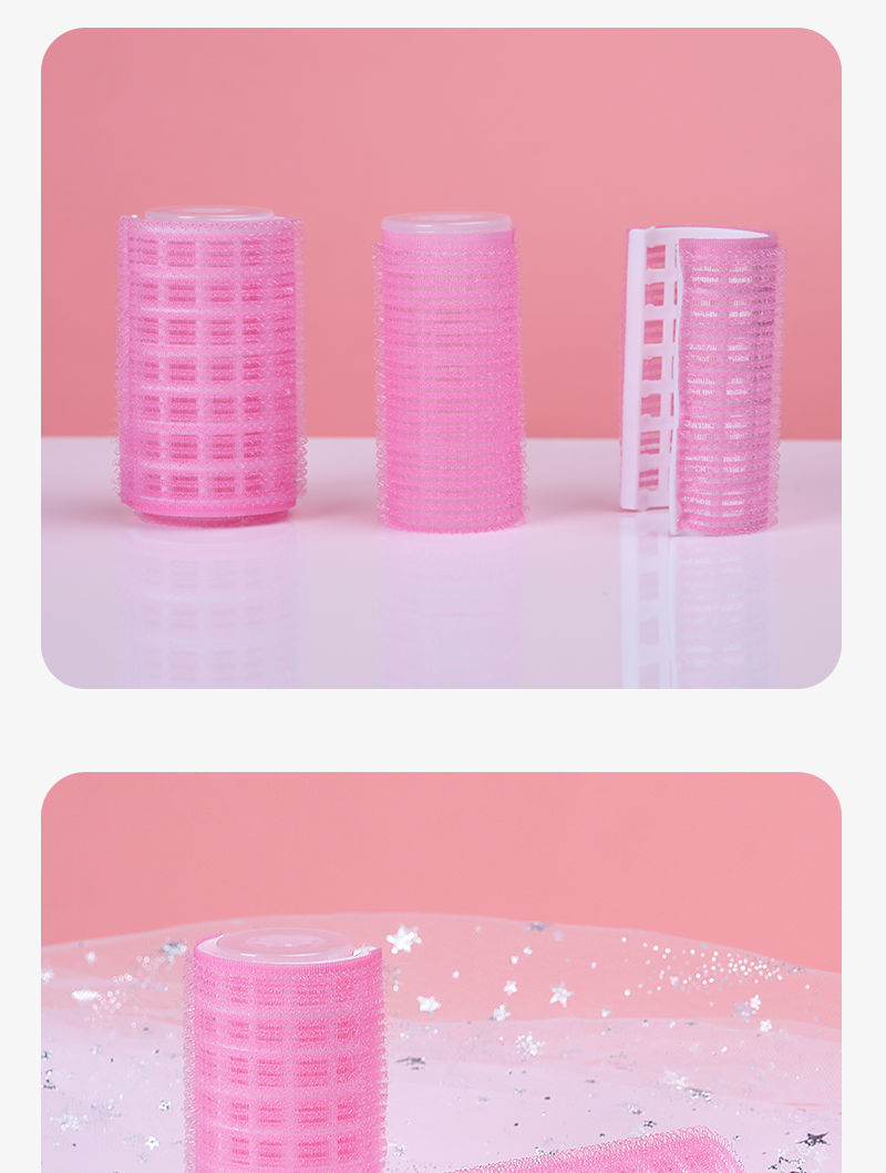 Boxed hair curler Magic Self-adhesive Hair non-damaging Air bangs no-iron curling inner curling curler detail image 9