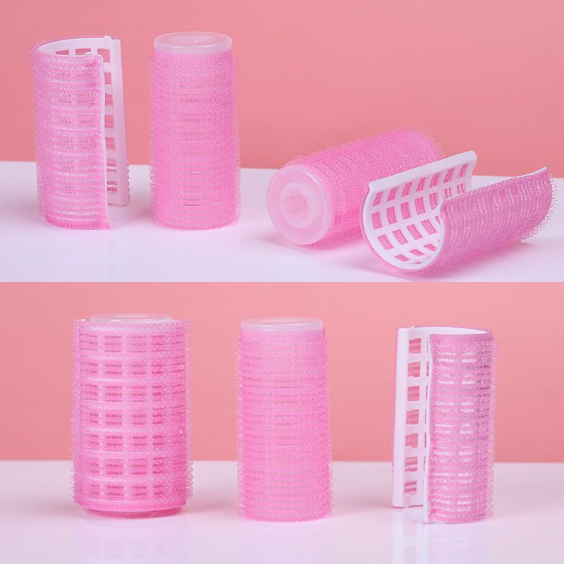 Boxed hair curler Magic Self-adhesive Hair non-damaging Air bangs no-iron curling inner curling curler Application Scenario