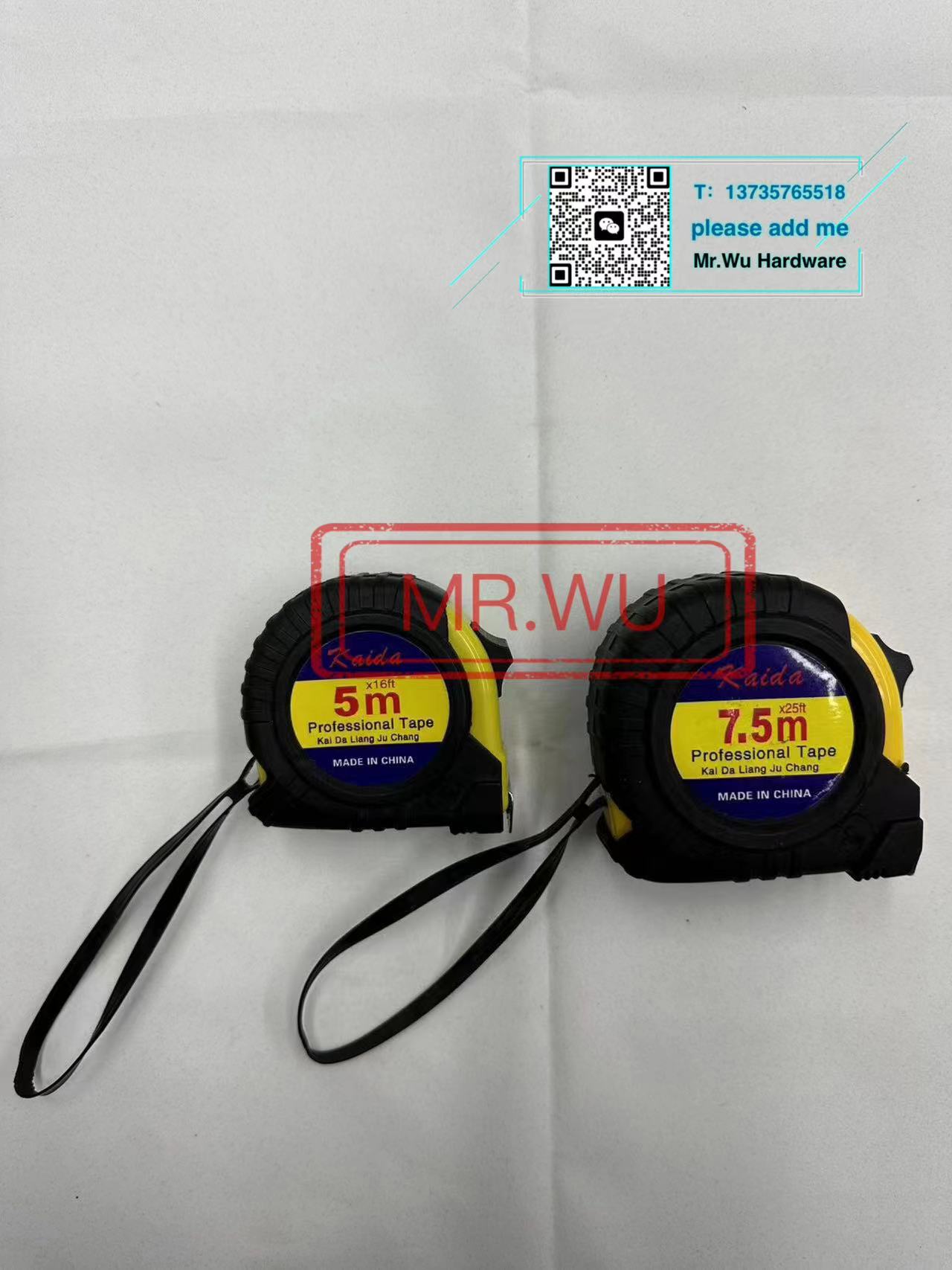 Especial para el comercio exterior casa 5 metros 7,5 metros cinta de acero inoxidable cinta de medición resistente al desgaste caja de cinta de diferentes longitudes herramientas de medición