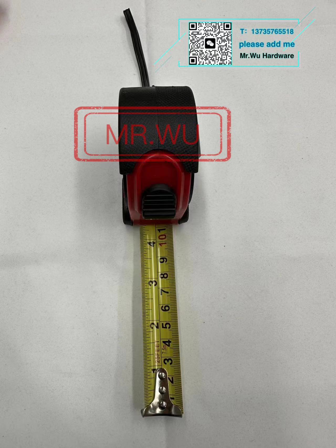 Especial para el comercio exterior hogar 7,5 metros de acero cinta métrica de acero inoxidable resistente a la abrasión caja de cinta cinta de medición de longitud diferente herramientas de medición Item Picture