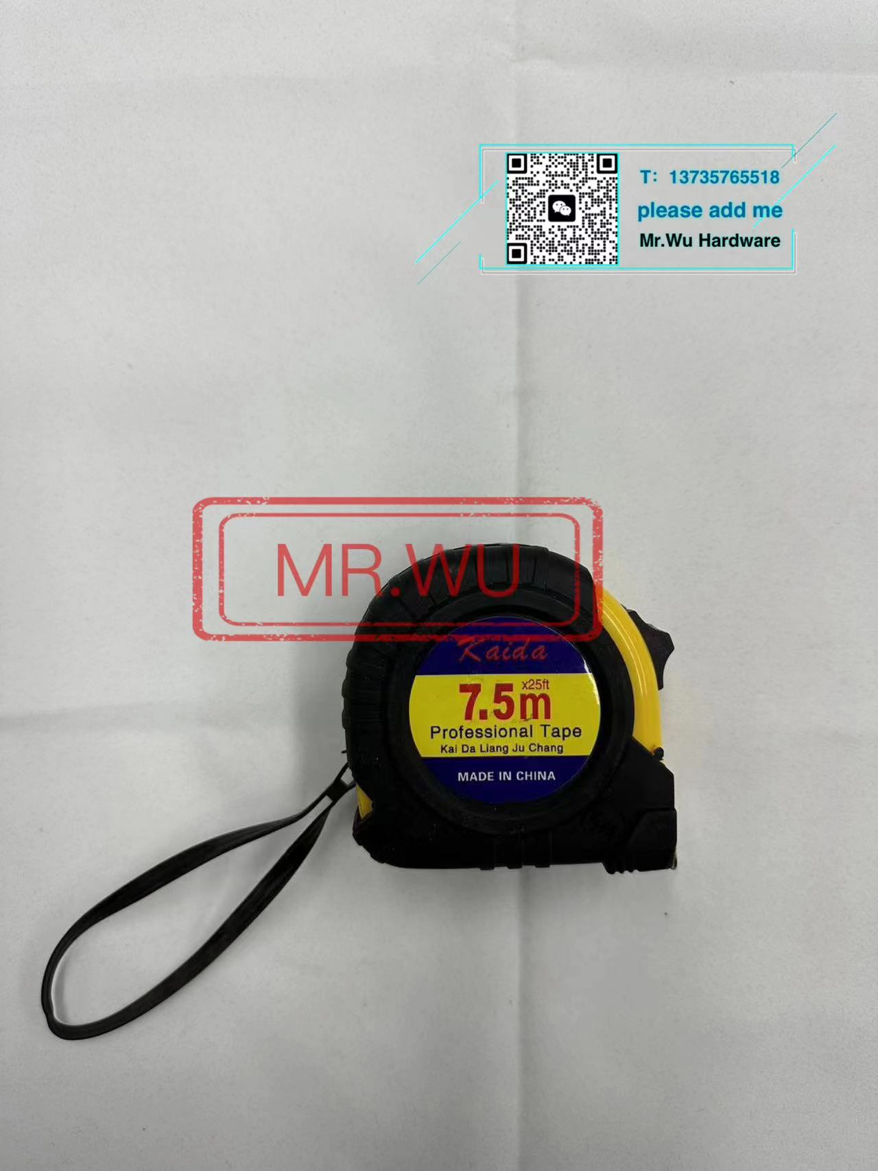 Especial para el comercio exterior casa 5 metros 7,5 metros cinta de acero inoxidable cinta de medición resistente al desgaste caja de cinta de diferentes longitudes herramientas de medición details Picture