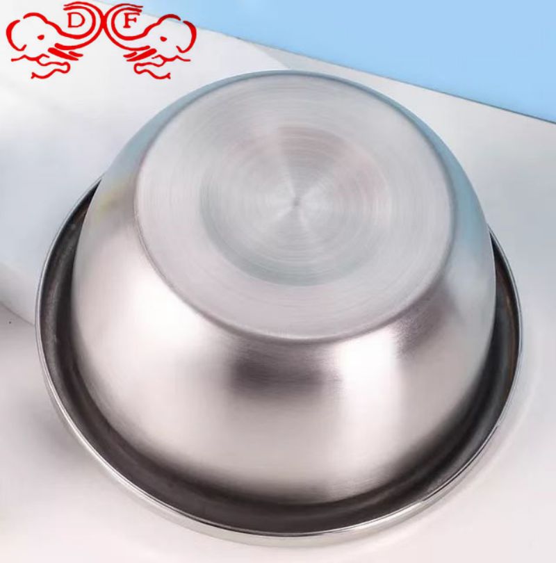 DF99435 stainless steel seasoning basin, vegetable washing basin, cold dish basin, egg beating multi-purpose basin, stainless steel seasoning basin, multi-purpose basin, seasoning bowl, soup basin, salad basin, vegetable washing round basin, seasoning jar, DF Trading h Application Scenario