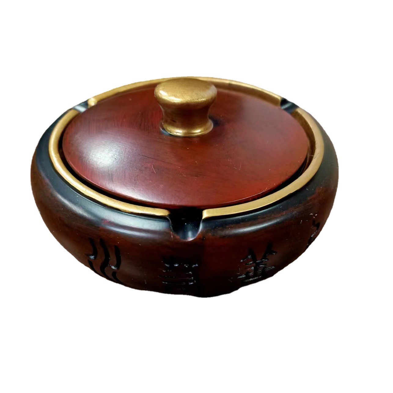 中式烟灰缸/树脂烟灰缸/复古烟灰缸产品图