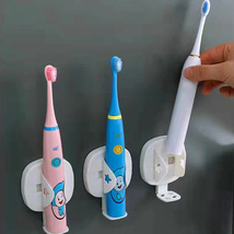 WJA电动牙刷架简易式座免打孔壁挂式儿童吸壁式卫生间收纳置物架挂墙