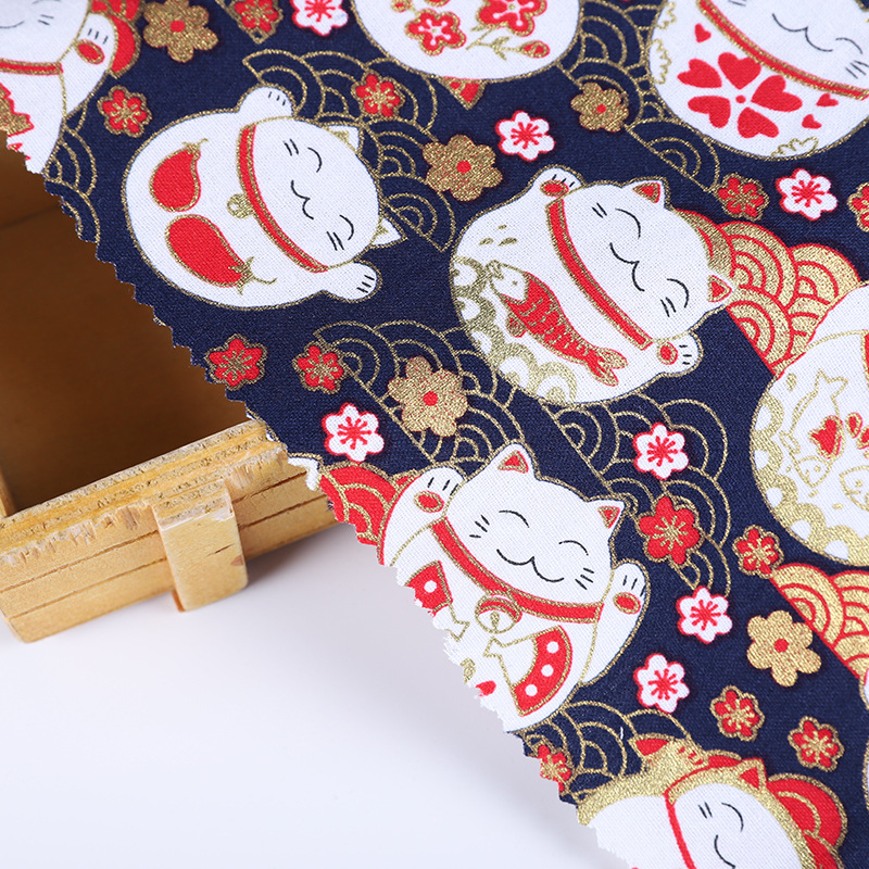 棉布/日式和风/印花细节图