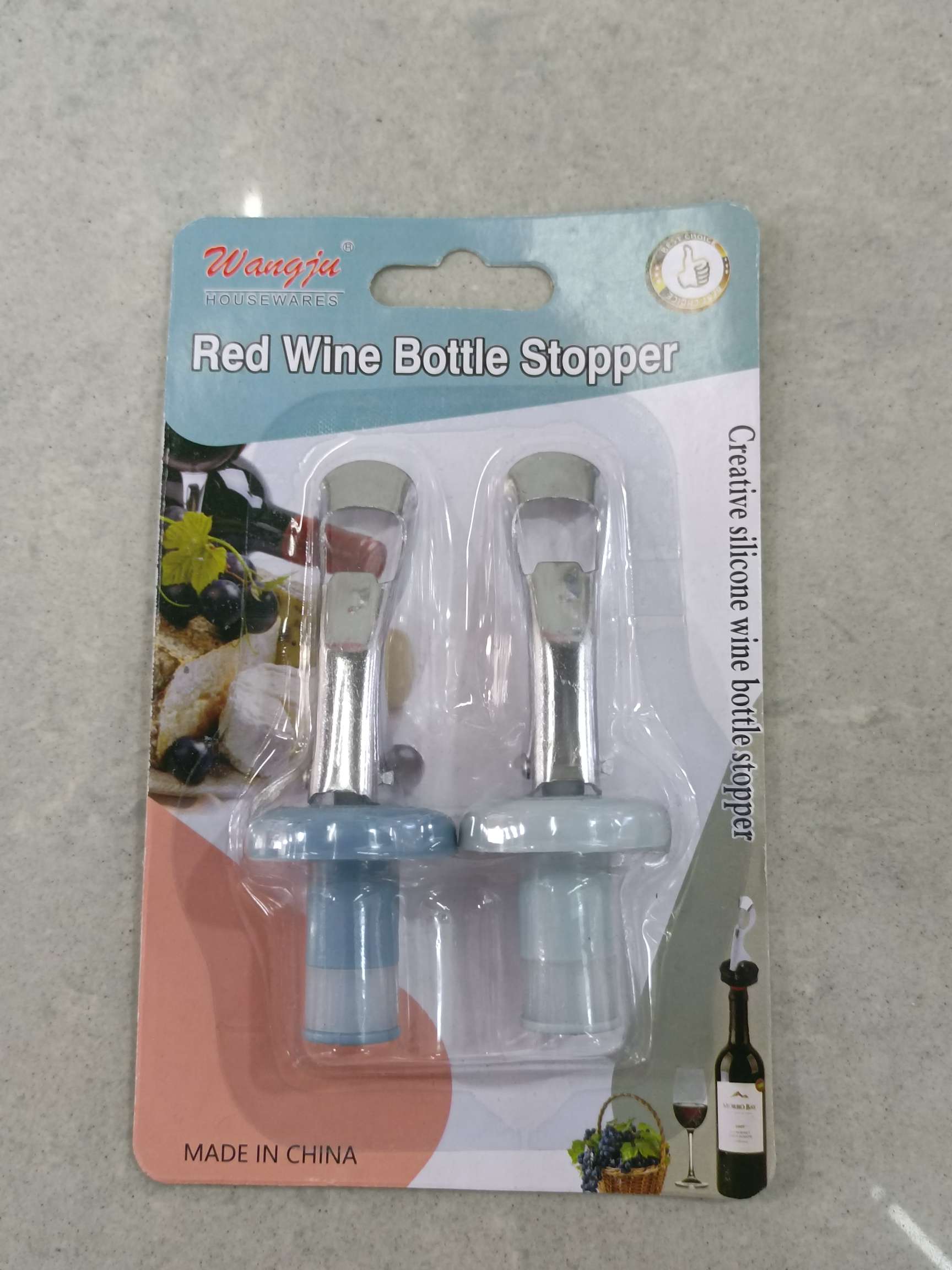 创意硅胶红酒塞红酒密封防漏塞酒瓶盖子真空瓶塞葡萄酒瓶塞开瓶器