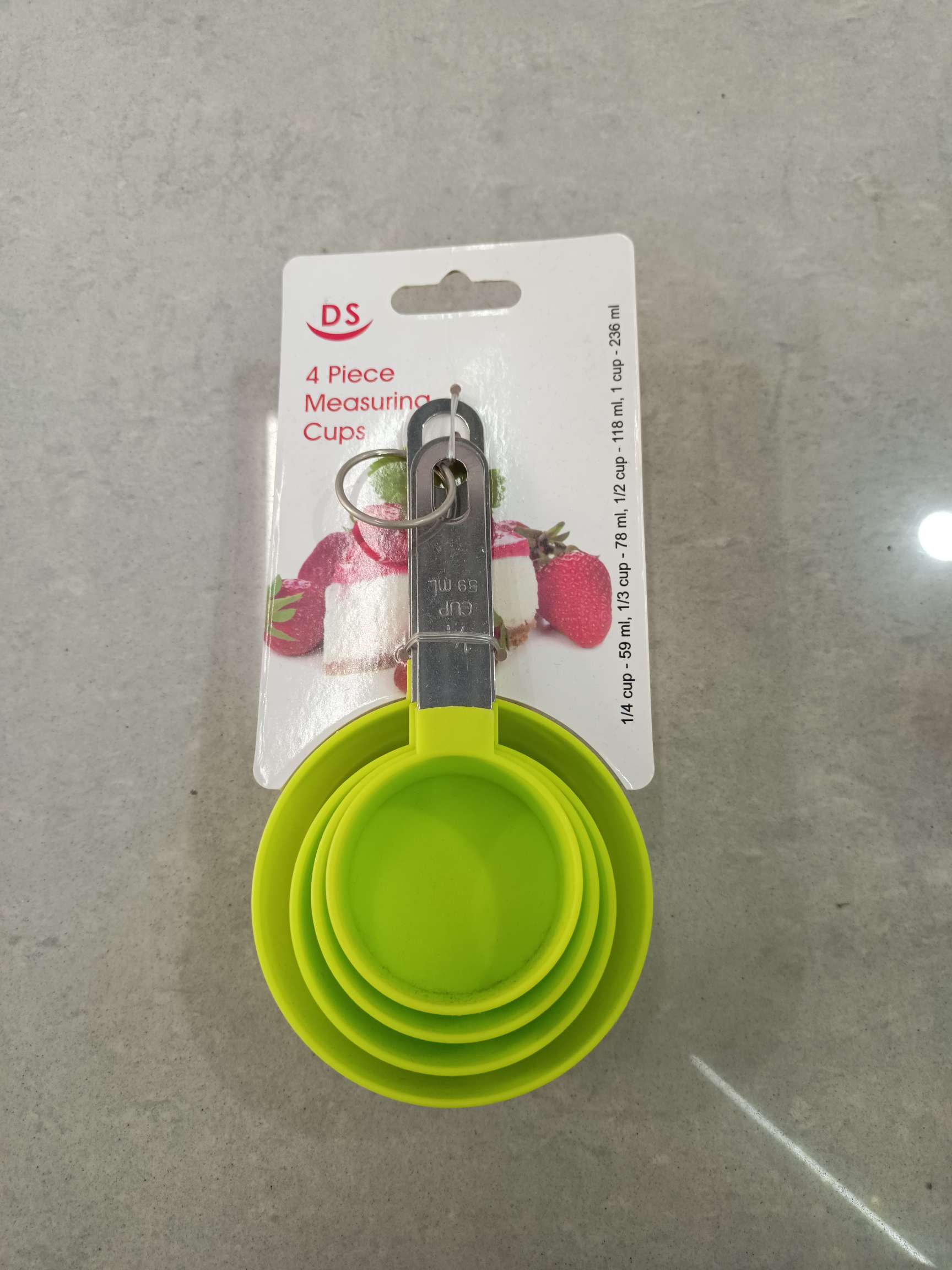 不锈钢量杯量勺套装带刻度塑料量匙4/8件套奶粉咖啡勺烘焙工具