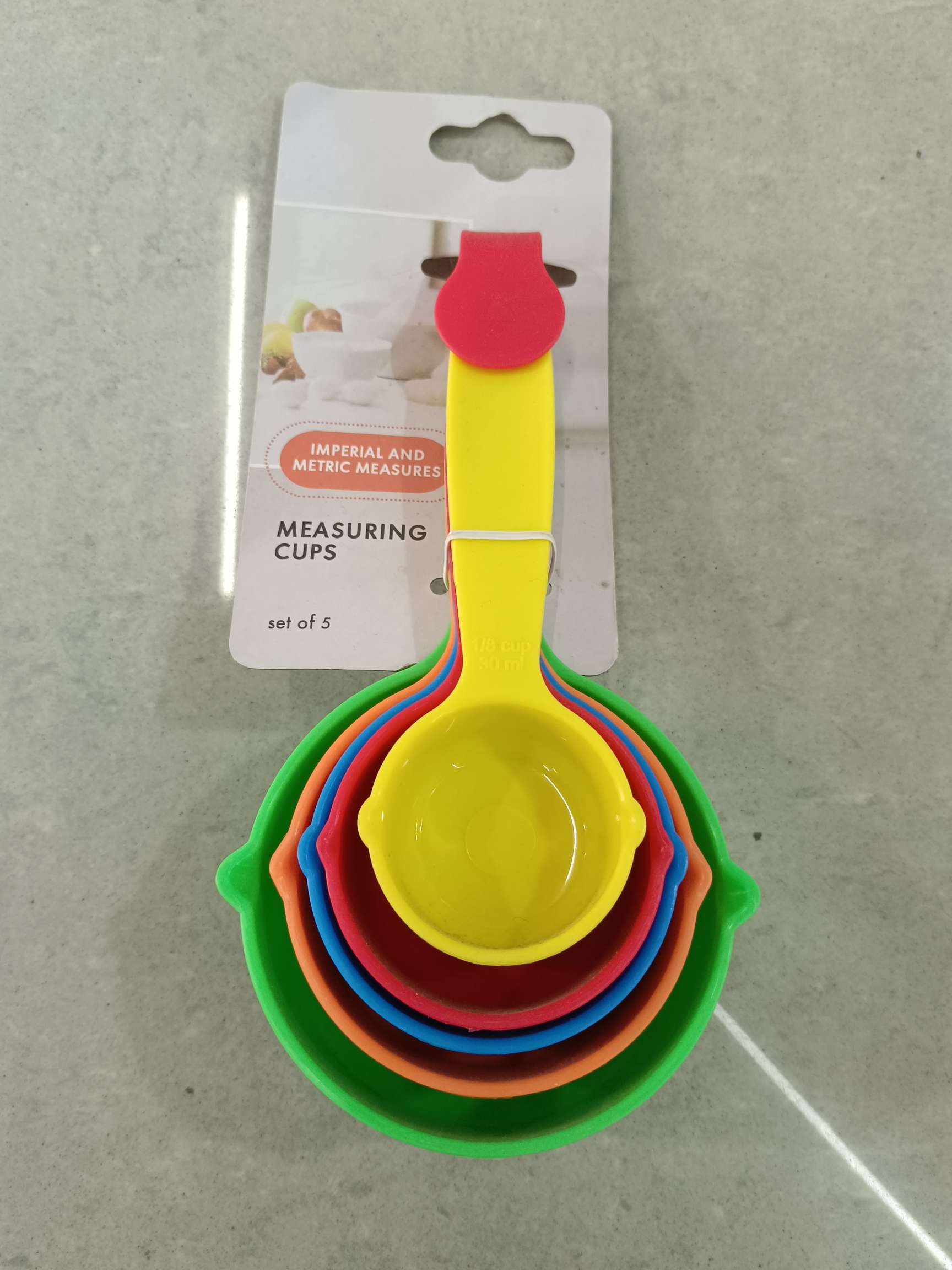 厨房烘焙工具彩虹量勺面粉烘焙勺彩色量杯量杯组合量匙套装详情图4