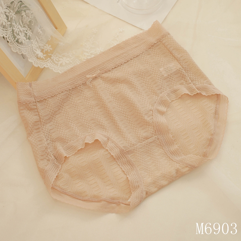 The Mystery of the Magic Box Summer Ultra-thin Lace Sexy mid-waist Comfortable Breathable Cute Girl Sweet mid-waist quick-drying lace women's pants Application Scenario