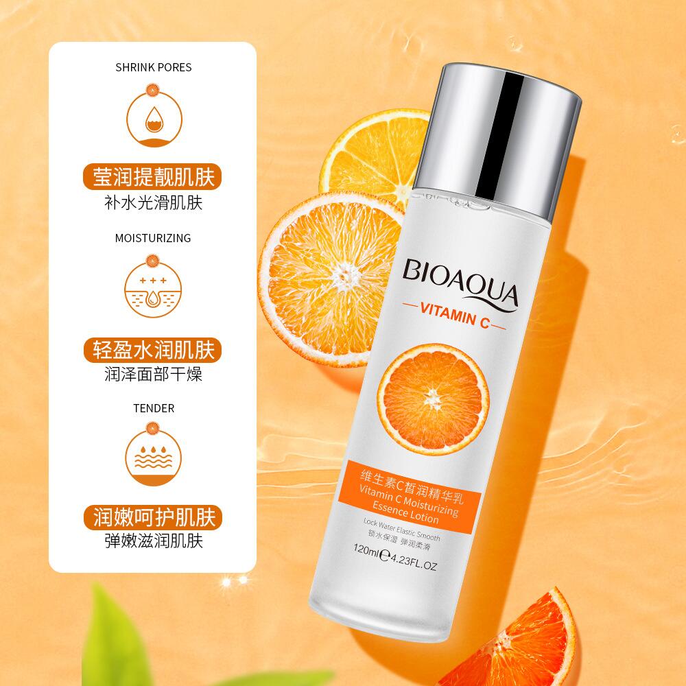 Boquanya Vitamin C Moisturizing Essence Lotion Hydrates, moisturizes and cares for the skin. Facial Care lotion details Picture