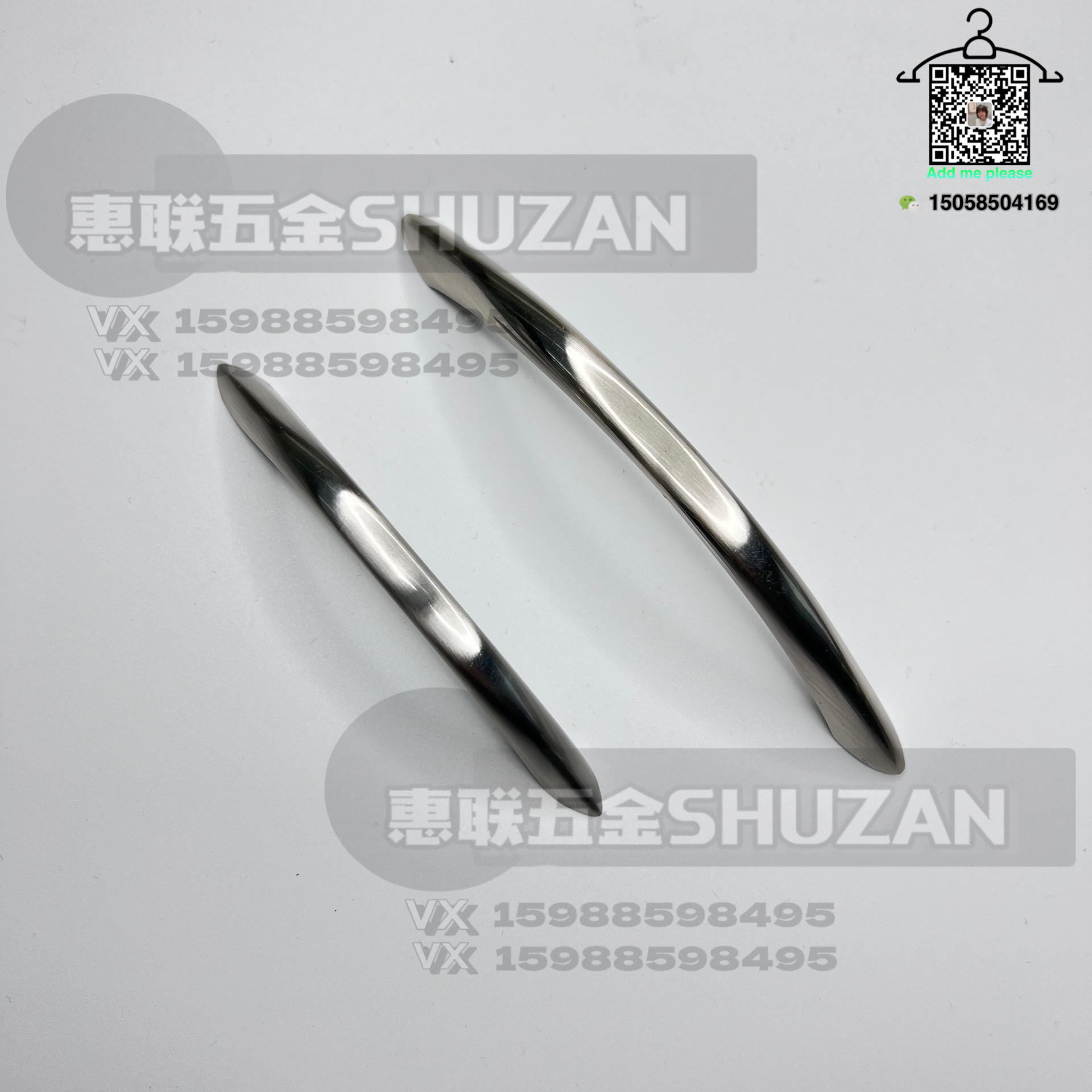 Specialized for foreign trade household aluminum alloy silver handles, cabinet door handles, coffee table cabinet door handles and hardware accessories details Picture