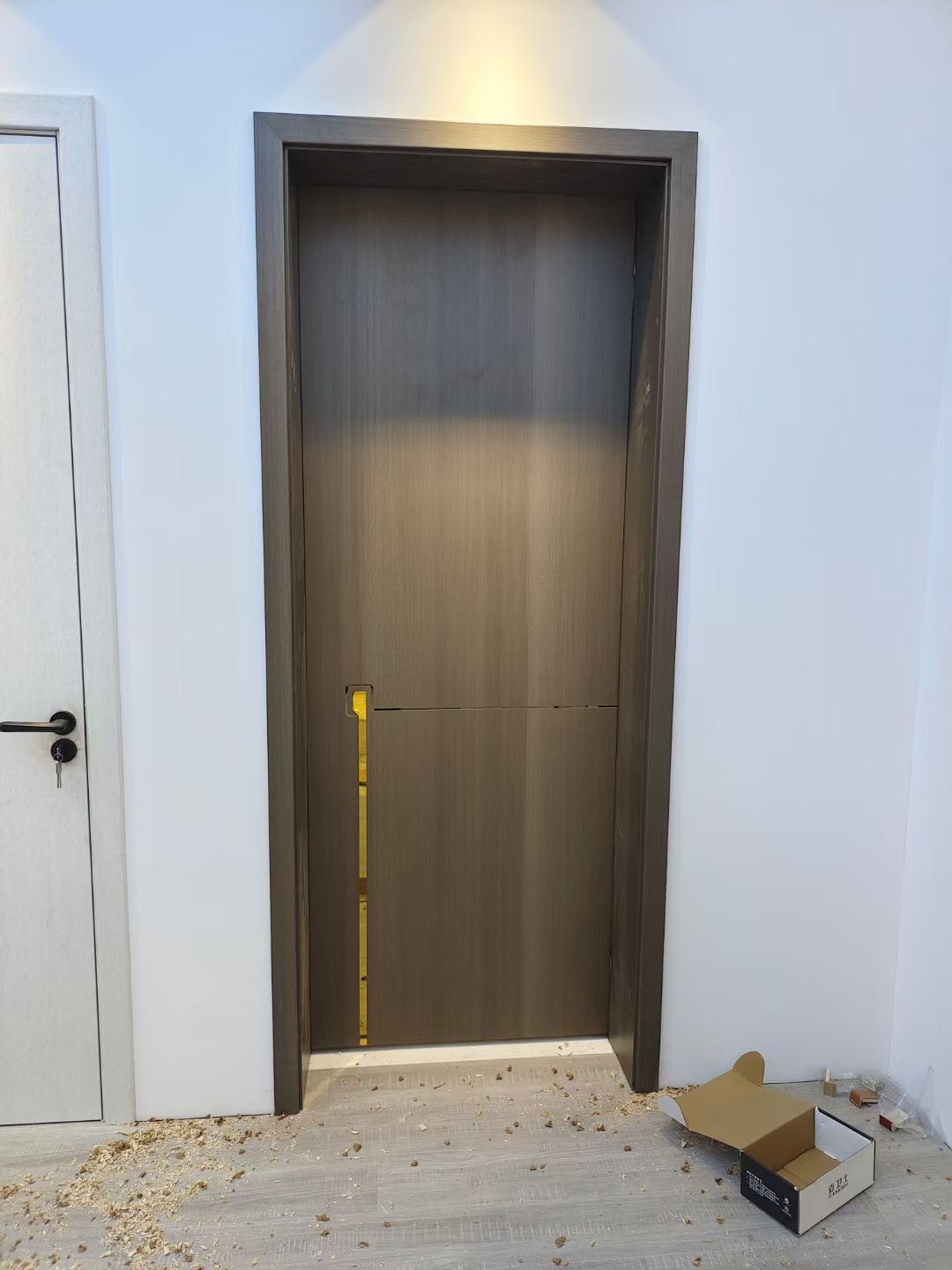 melamine door, wooden door, bedroom door, interior door details Picture