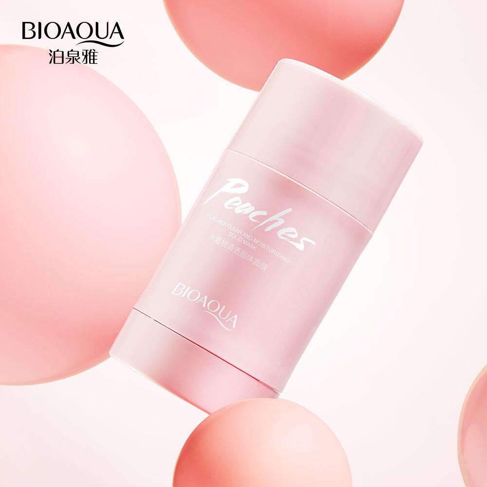 Boquanya Peach Clear Solid Mask Deeply cleanses, moisturizes and rejuvenates the skin. Portable mask stick for application