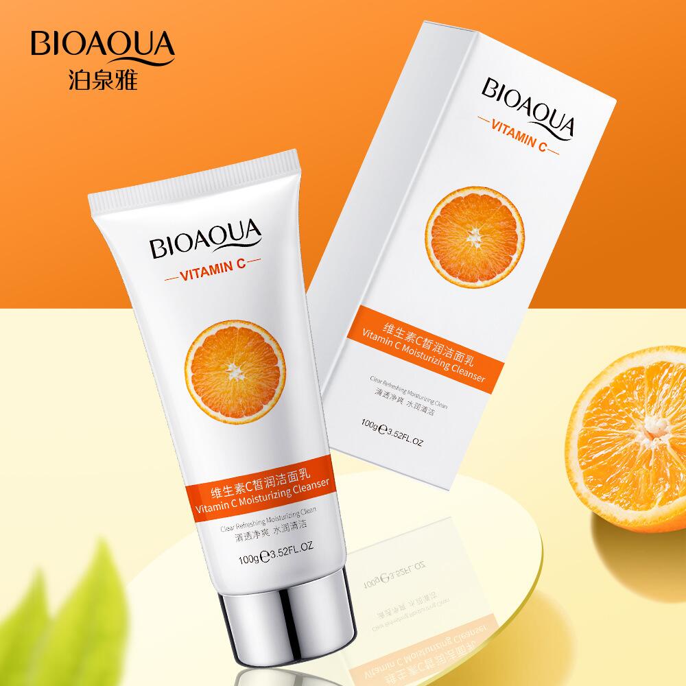 Boquanya Vitamin C Moisturizing Facial Cleanser Hydrates, moisturizes, deeply cleanses, and is gentle and non-tight