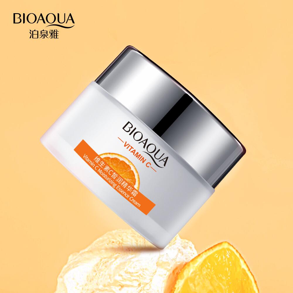 Boquanya Vitamin C Moisturizing Essence Cream is a facial care cream that hydrates, nourishes, moisturizes, brightens and rejuvenates the skin