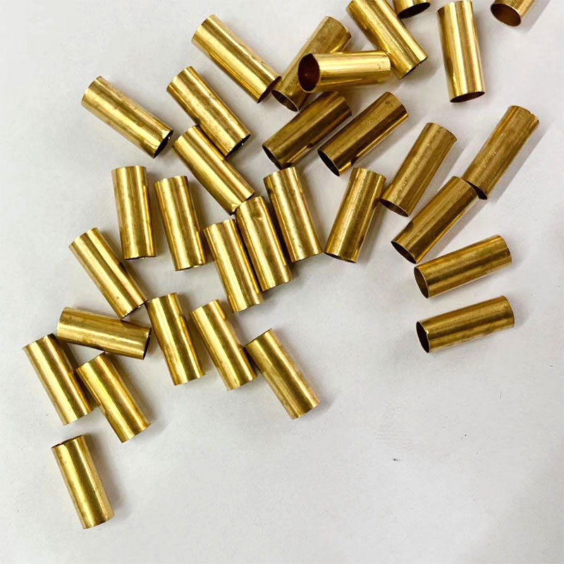 DIY handcrafted bracelet beads, copper accessories, positioning beads, straight tubes, copper round tubes, popular clothing accessories, tube covers
