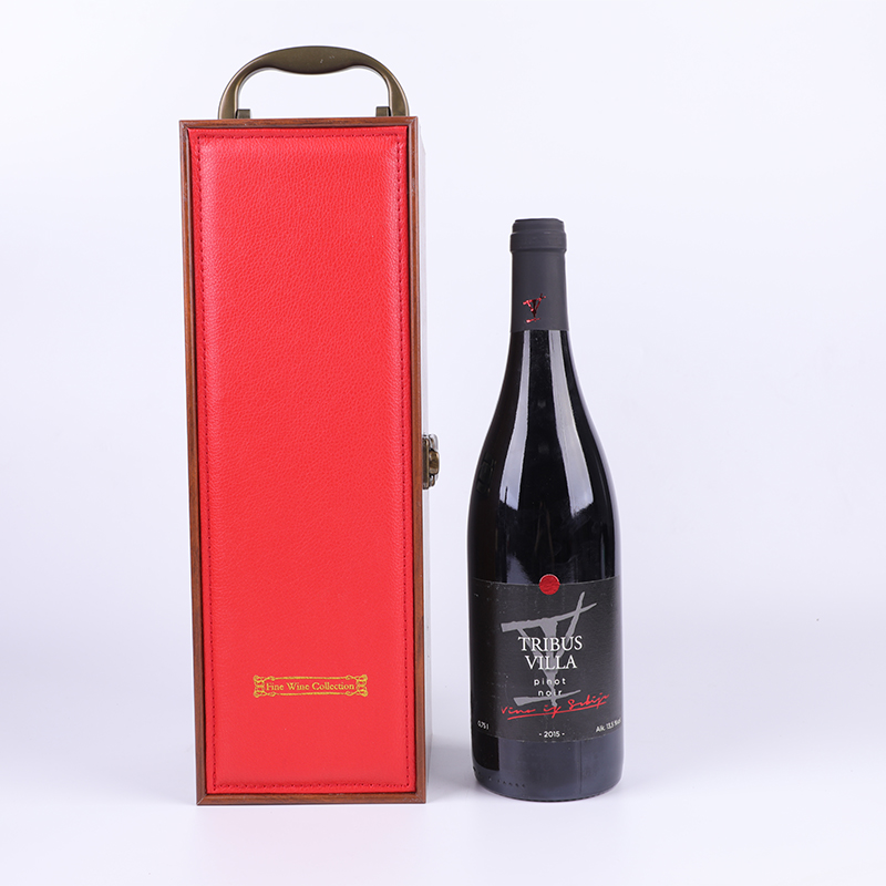 黑比诺干红葡萄酒750ml加赠满堂红皮木礼盒 单支装详情图1