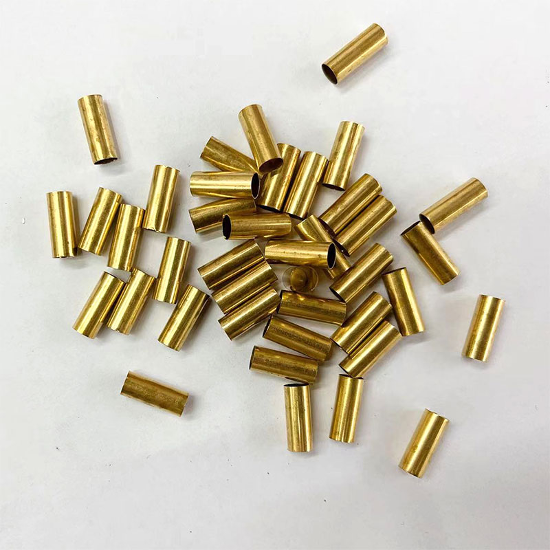 DIY handcrafted bracelet beads, copper accessories, positioning beads, straight tubes, copper round tubes, popular clothing accessories, tube covers Item Picture