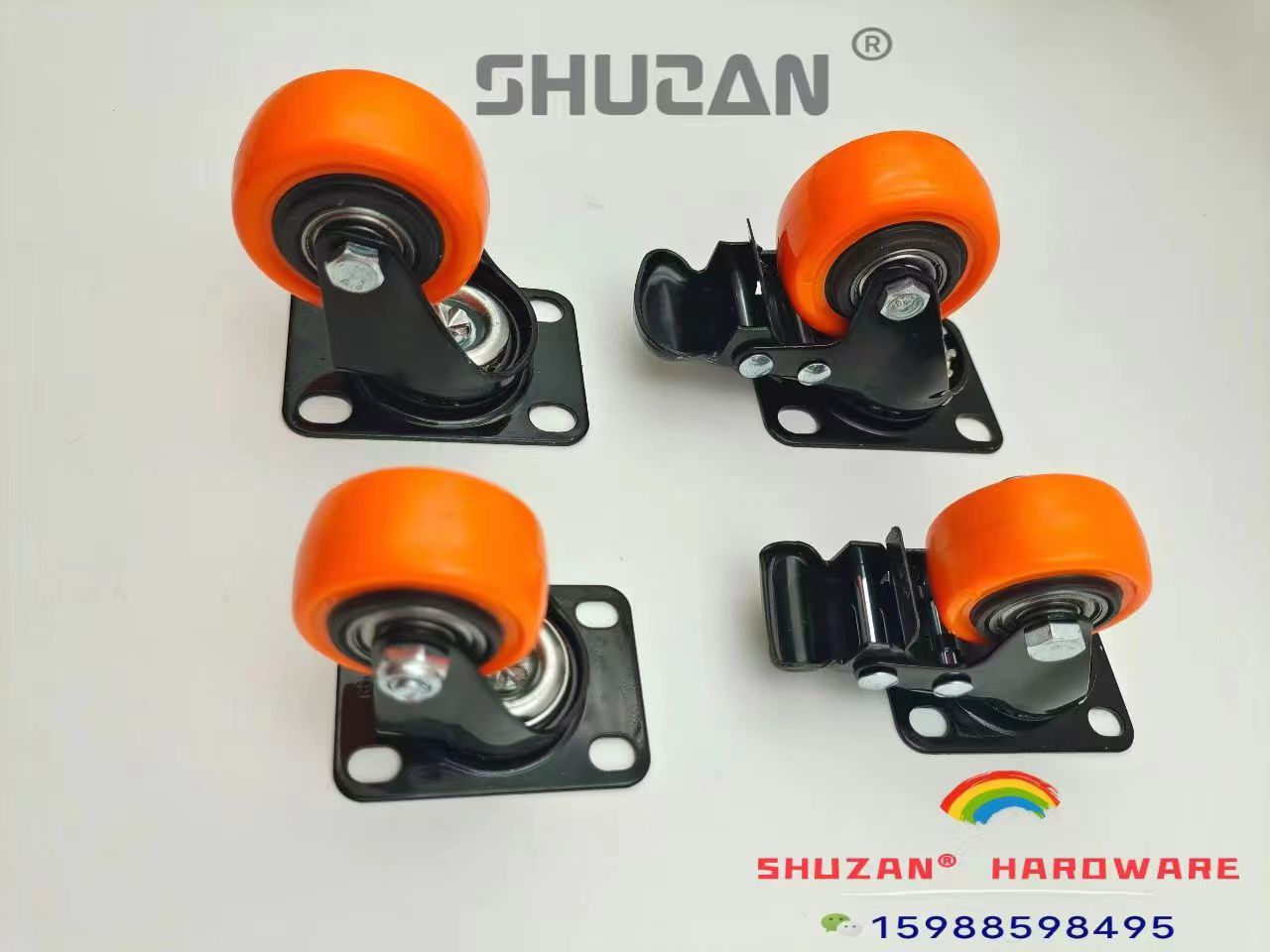 脚轮/推车轮/万向轮白底实物图