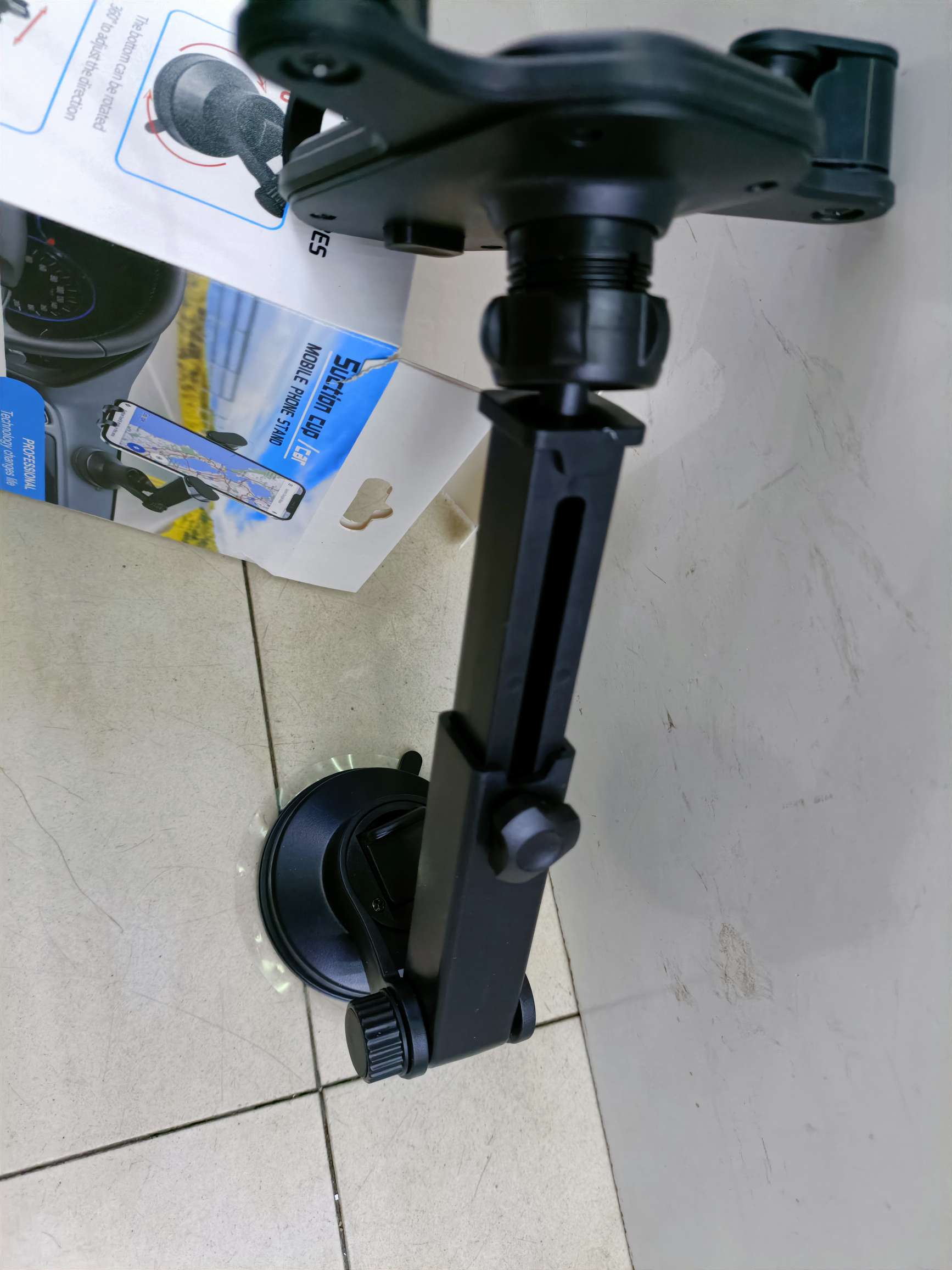 吸盘拉伸手机支架 车载支架详情图4