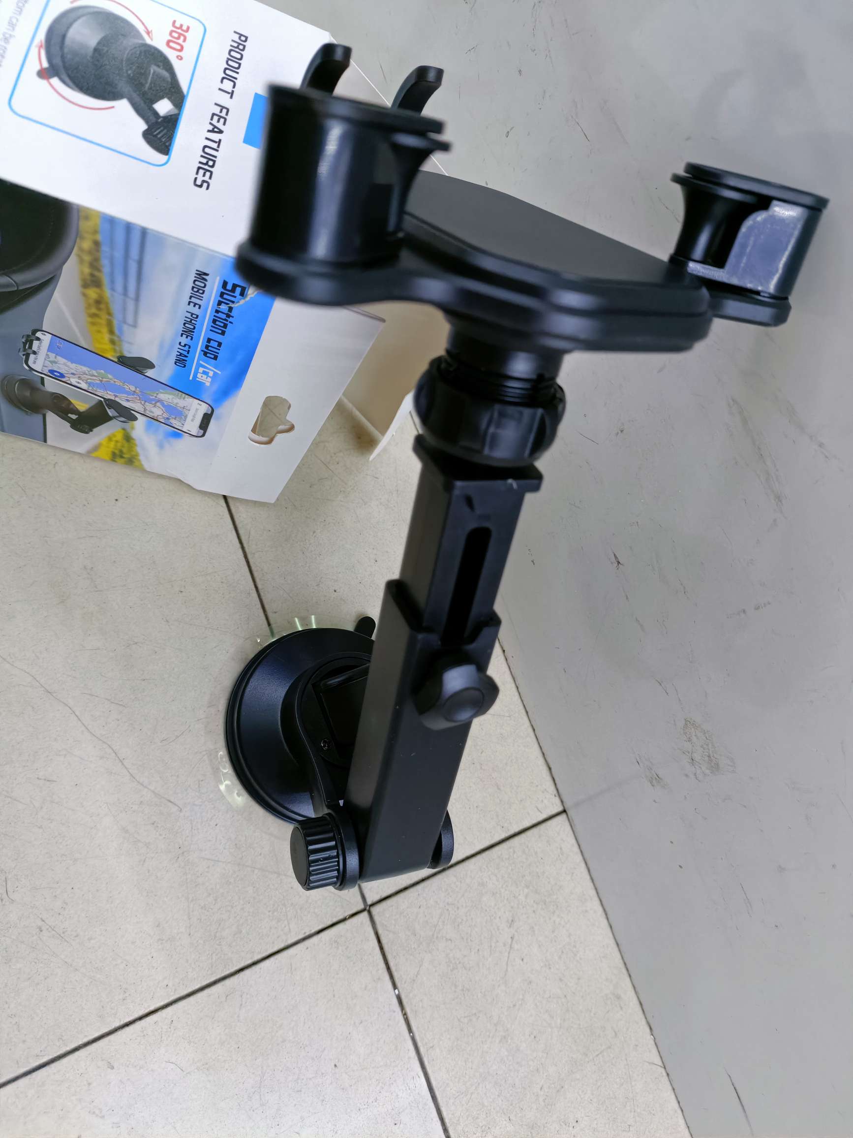 吸盘拉伸手机支架 车载支架详情图5