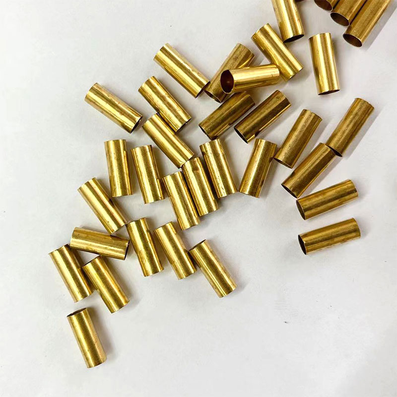 DIY handcrafted bracelet beads, copper accessories, positioning beads, straight tubes, copper round tubes, popular clothing accessories, tube covers details Picture
