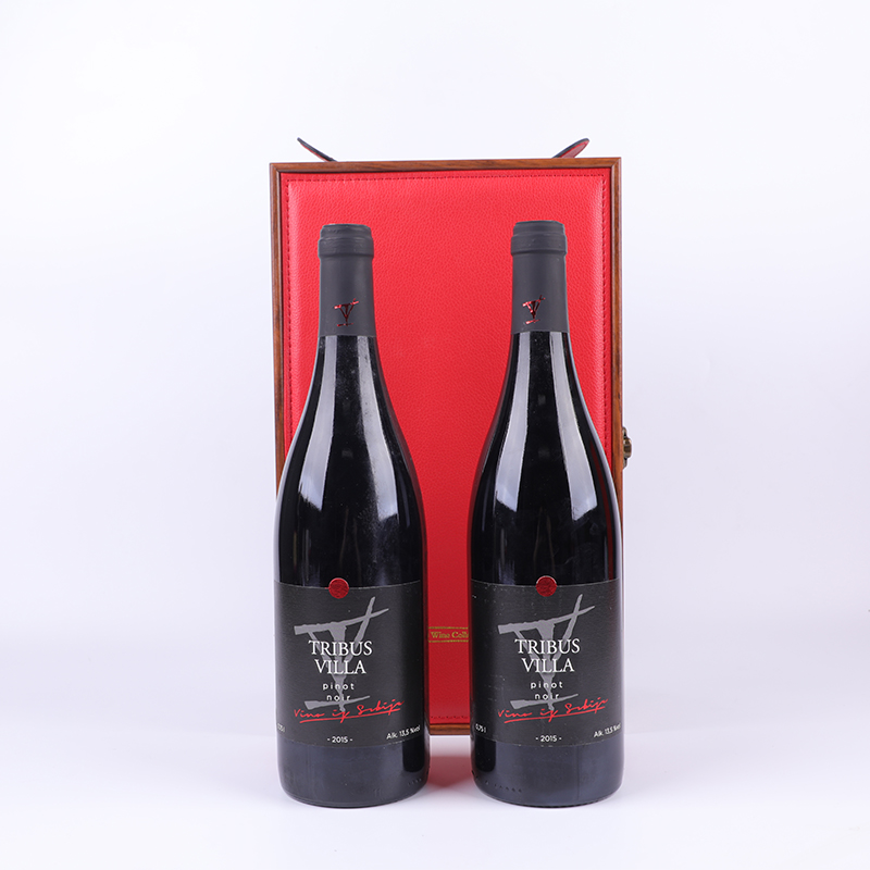 黑比诺干红葡萄酒750ml加赠满堂红皮木礼盒 单支装详情图2