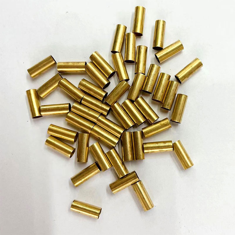 DIY handcrafted bracelet beads, copper accessories, positioning beads, straight tubes, copper round tubes, popular clothing accessories, tube covers Specification image