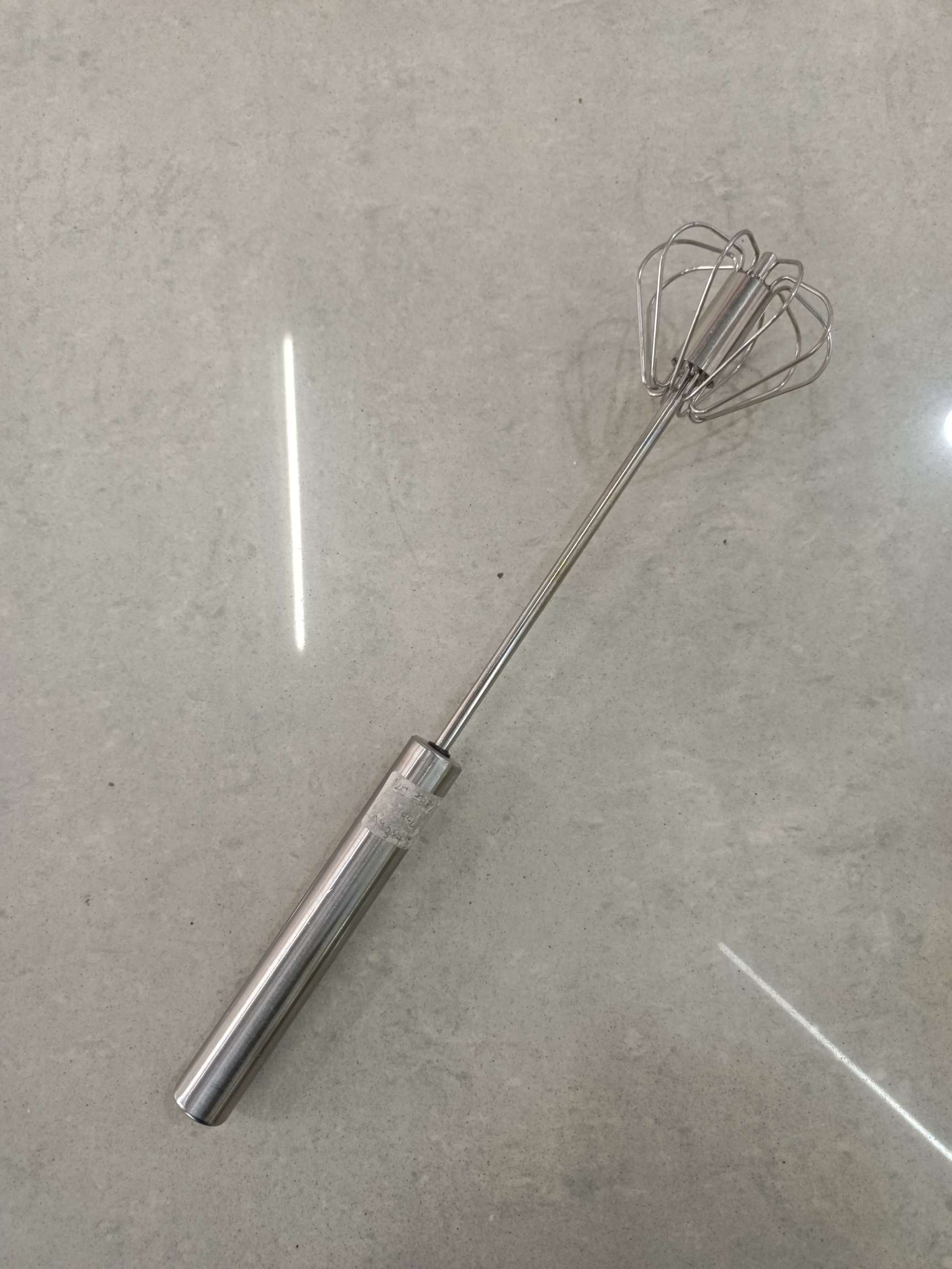 不锈钢半自动打蛋器鸡蛋搅拌器手动按压旋转打蛋器厨房烘焙工具