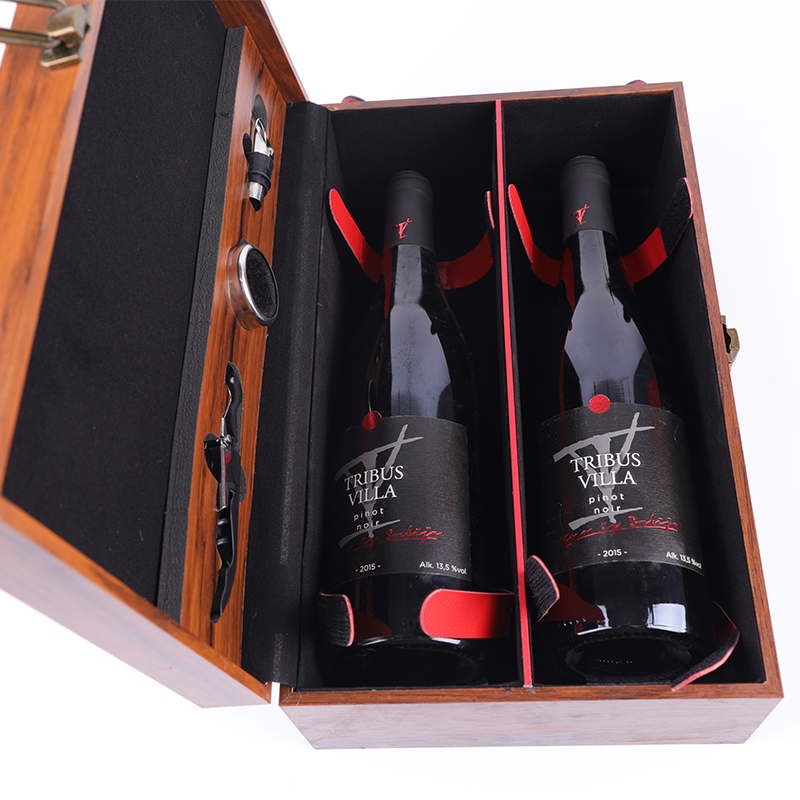 黑比诺干红葡萄酒750ml加赠满堂红皮木礼盒 单支装详情图3