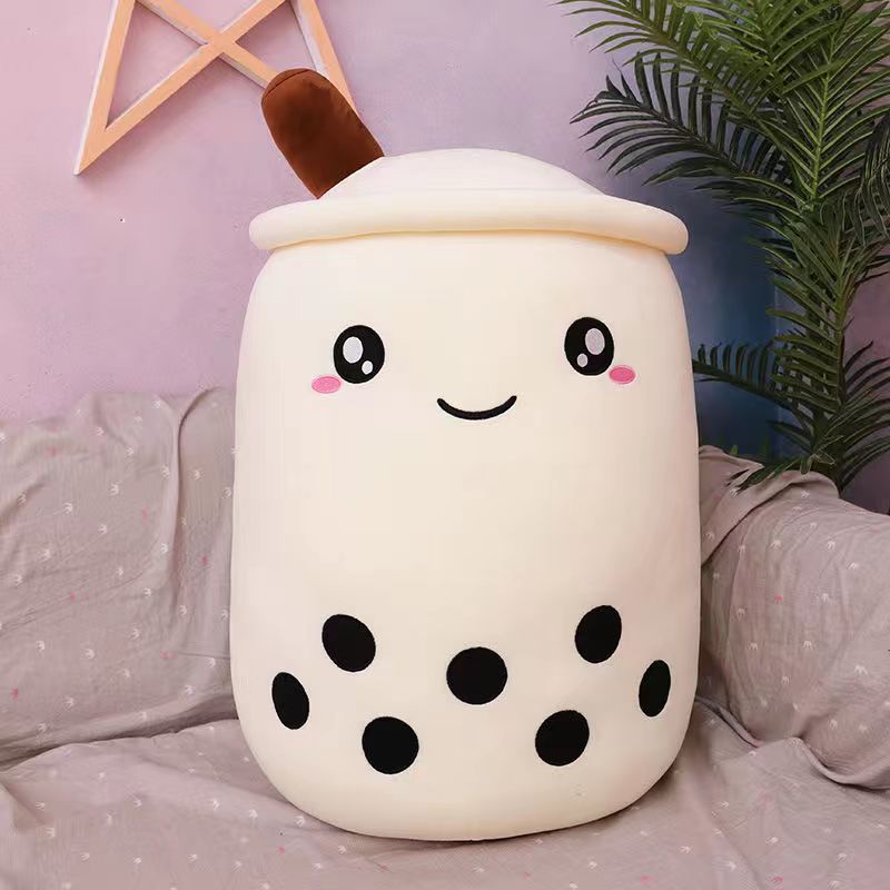 Milk tea cup throw pillow, fruit milk tea cup doll, cross-border supply, plush toy, sleeping girl doll details Picture