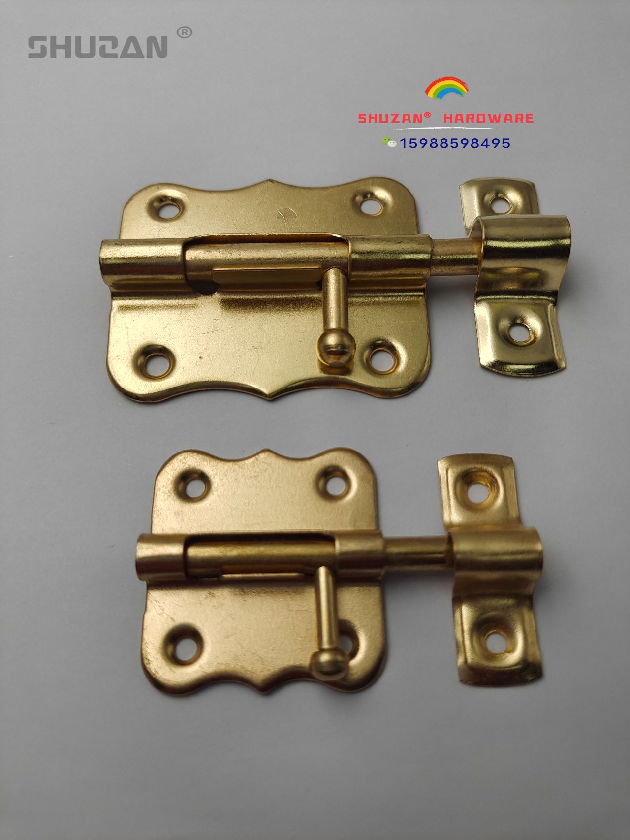 Exclusively for foreign trade household iron latch, butterfly latch, door latch, cabinet latch and hardware accessories Specification image