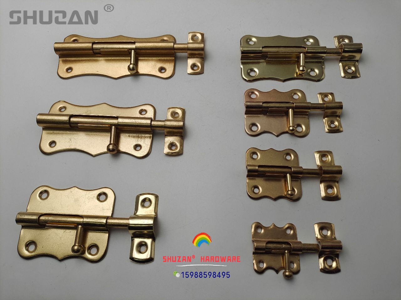 Exclusively for foreign trade household iron latch, butterfly latch, door latch, cabinet latch and hardware accessories