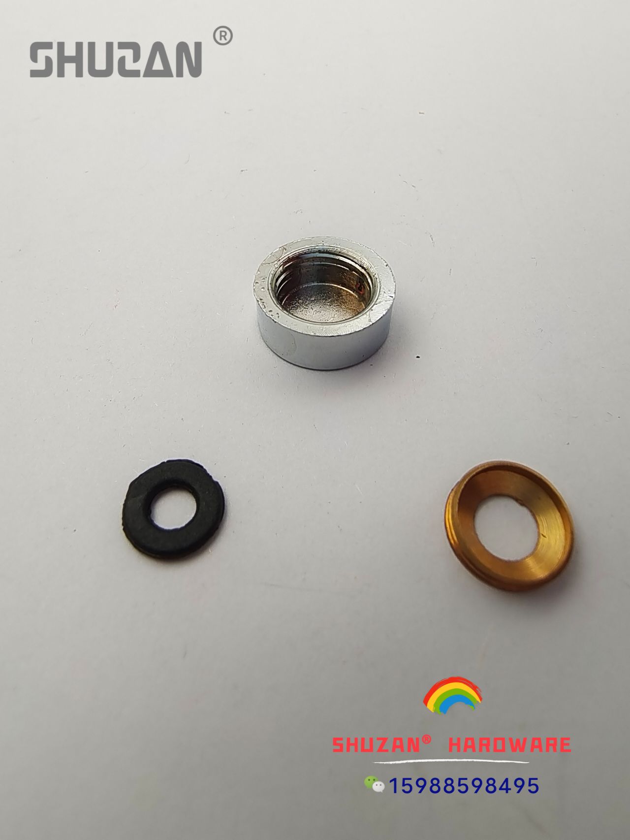 优质水管橡胶密封垫片铁盖合金材质耐用防漏厂家直销