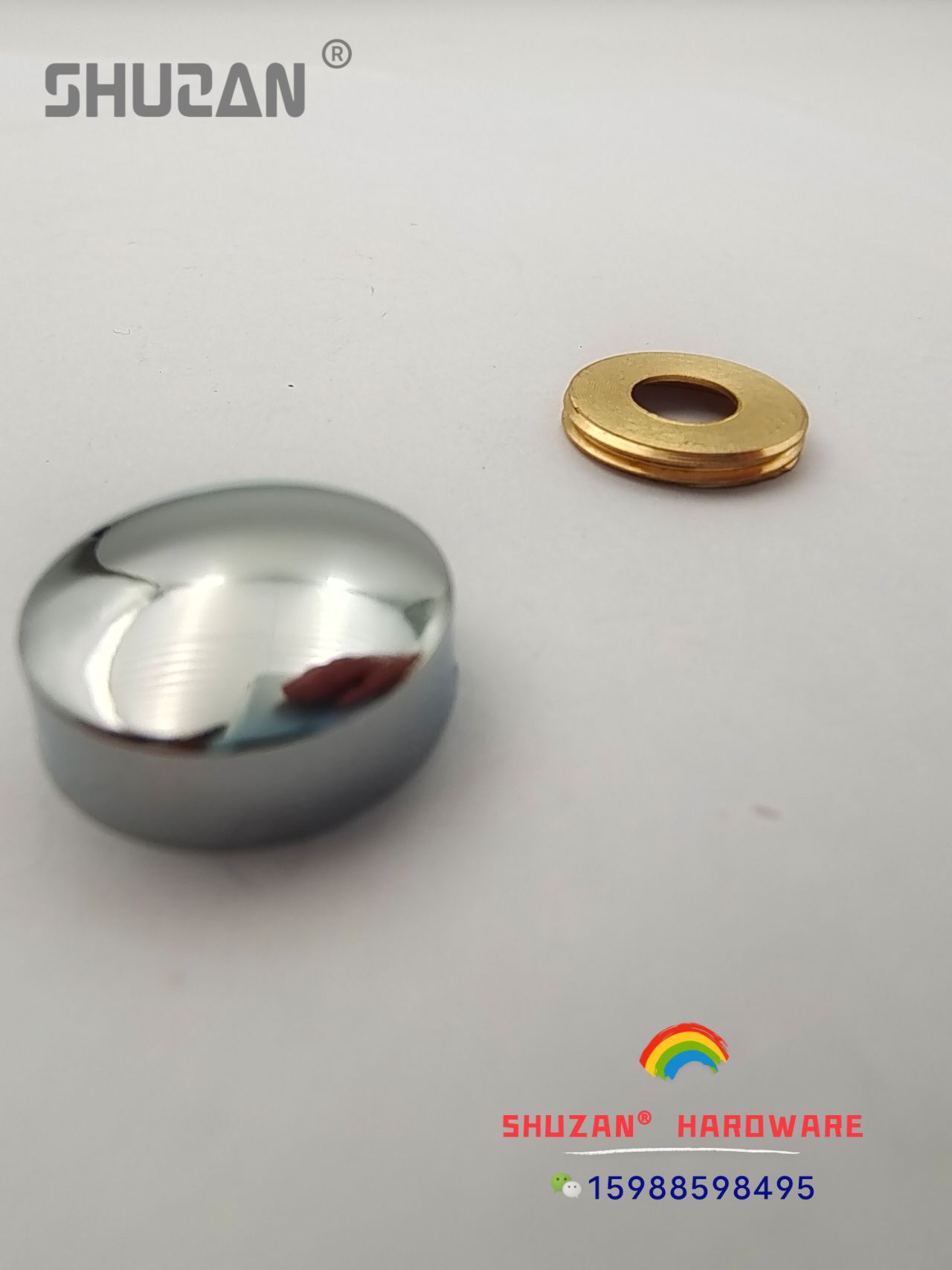 Shuzan marca tubo de agua junta de sellado de goma cubierta de hierro de aleación resistente a la corrosión y anti-fugas fábrica directa Item Picture
