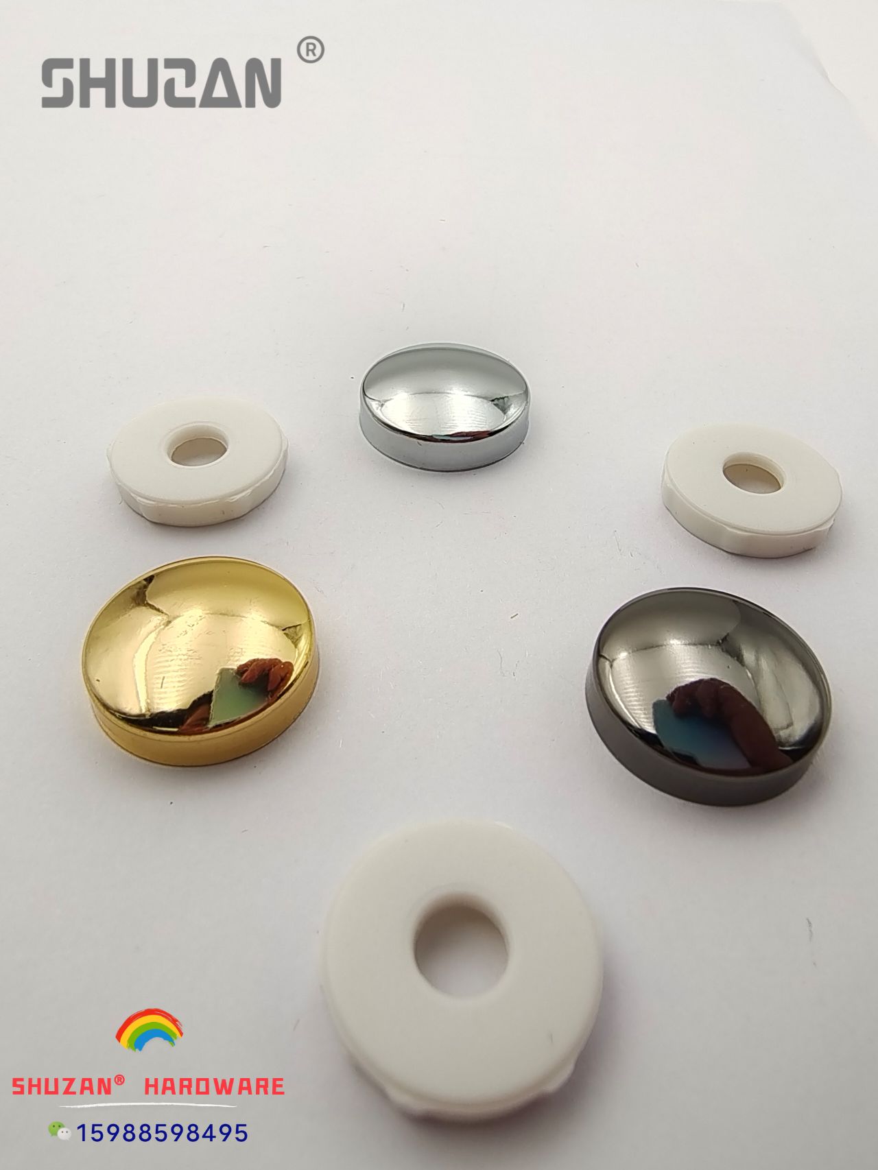 Shuzan marca tubo de agua junta de sellado de goma cubierta de hierro de aleación resistente a la corrosión y anti-fugas fábrica directa Specification image