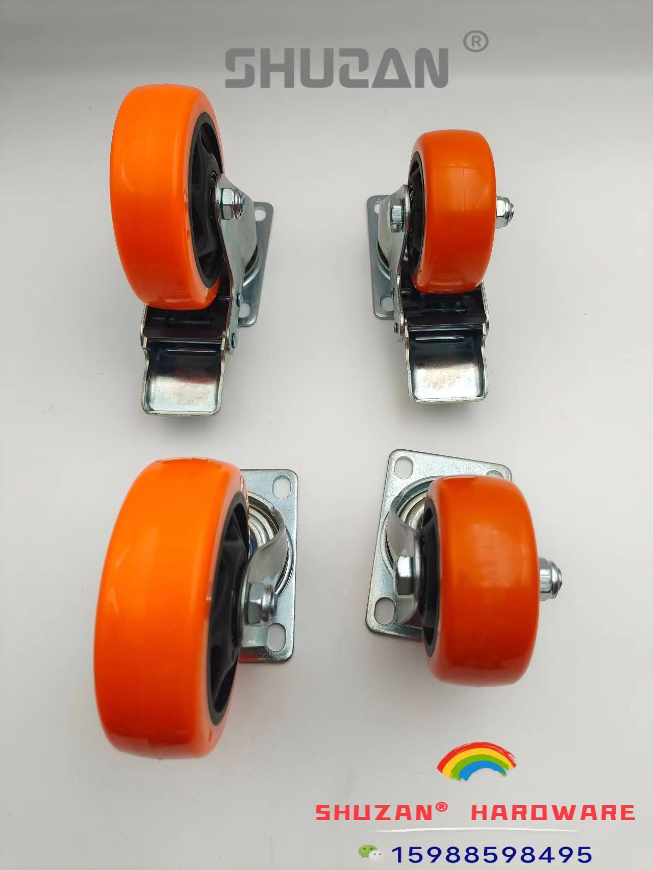 Heavy-duty shelves, universal casters, rubber silent wheels, special rotating directional wheels for flatbed trucks, and two-foot mushroom nails for reinforcement