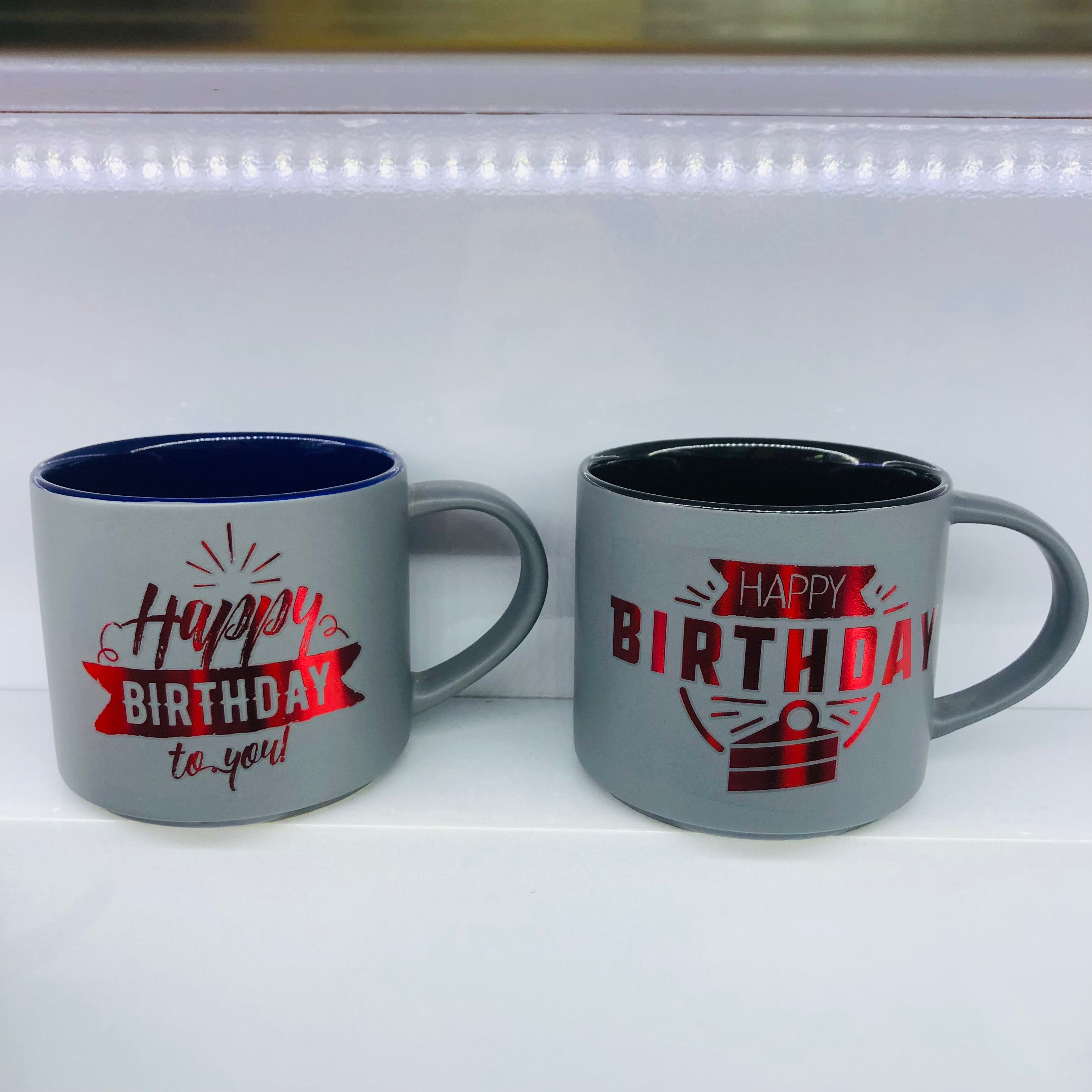 陶瓷杯新款生日马克杯咖啡厅细节图