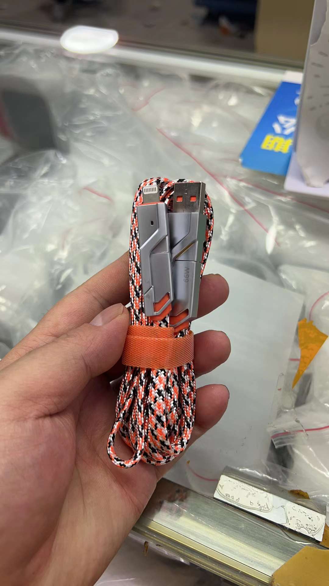 4 en 1 cable de datos de teléfono móvil tipo plástico tipo metal detail image 16